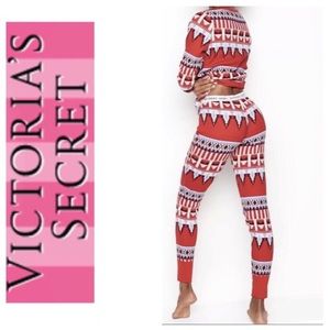 Victoria’s Secret Fireside Thermal Aztec Pajamas M